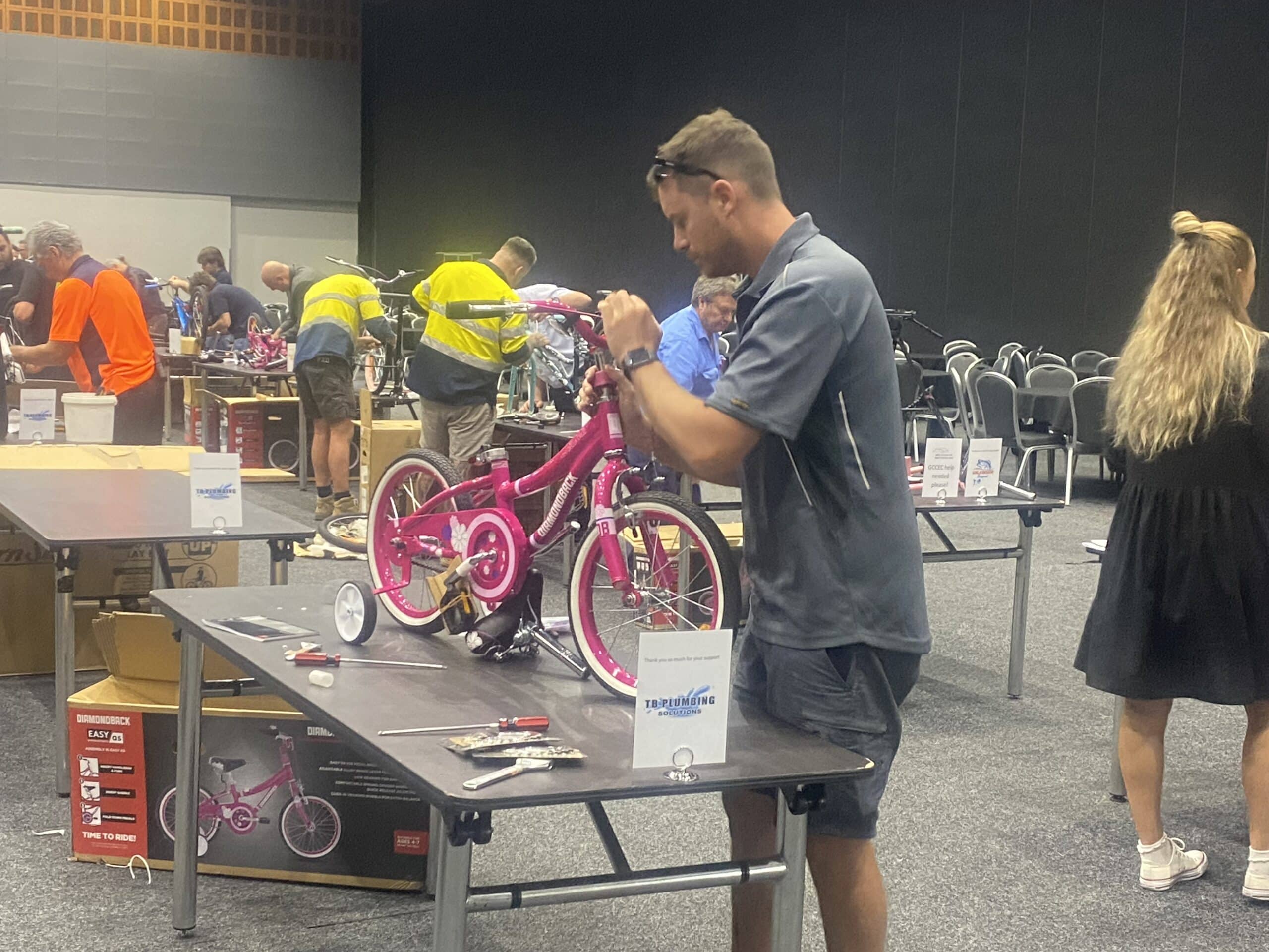 86 vulnerable Gold Coast children gifted new bikes 