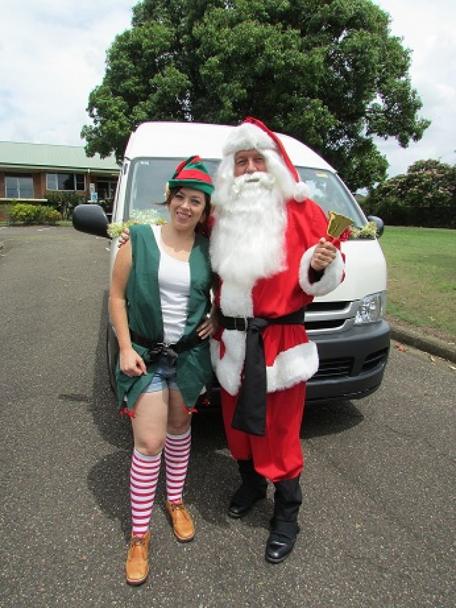 Santa gives more than presents to abused kids