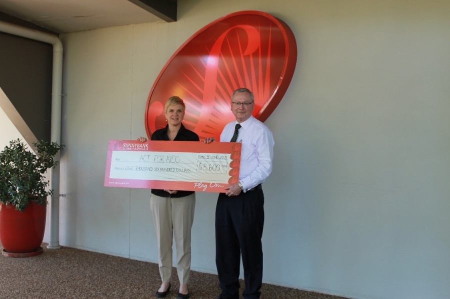 Sports club gives grant to keep kids safe