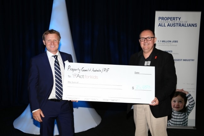 $25k raised at Property Council of Australia's lunch