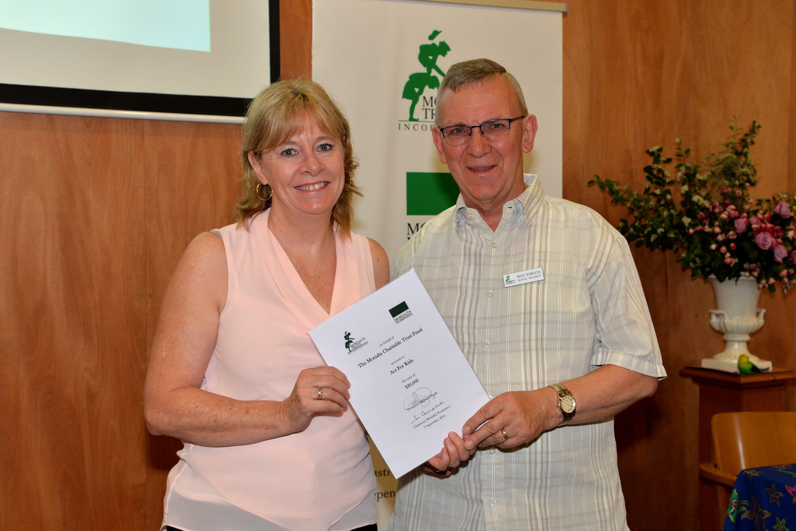 Morialta Trust Gives $20,000 To Charity To Keep Kids Safe