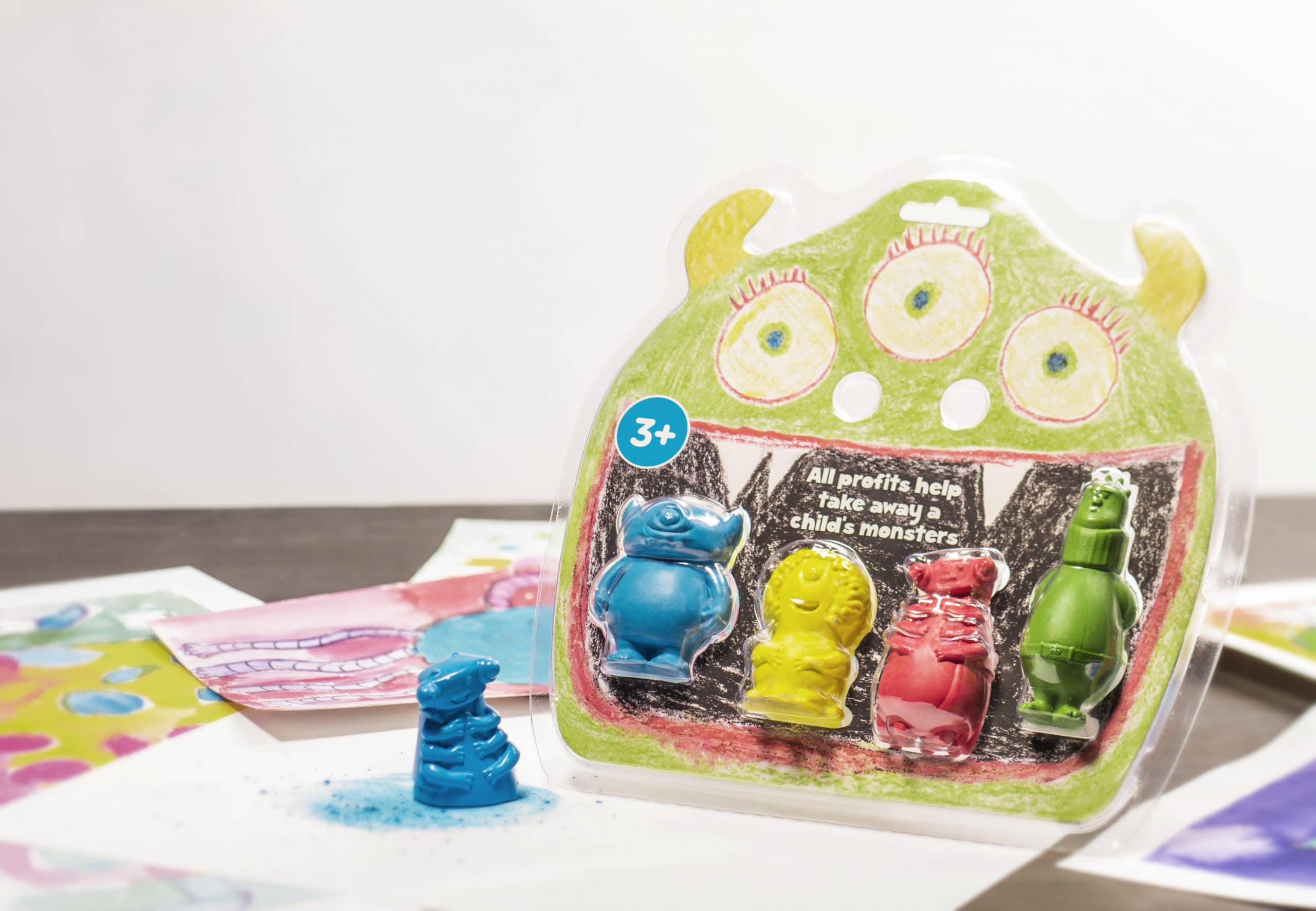 How four little crayons can give abused kids the Christmas they deserve!