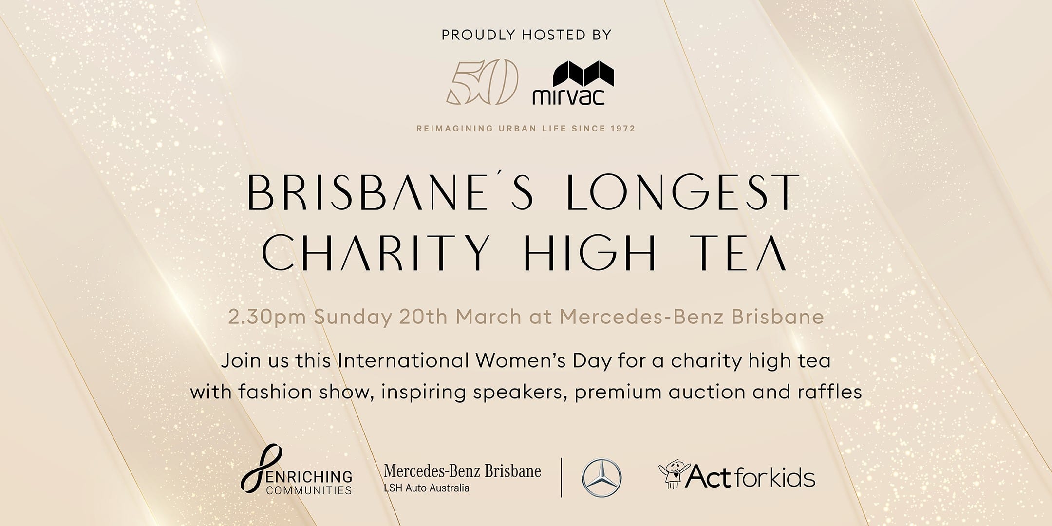 Brisbane’s Longest Charity High Tea